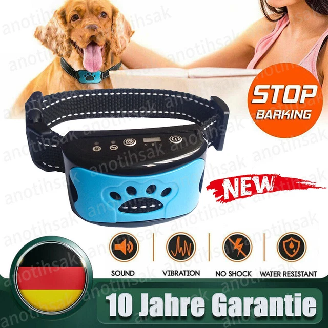 3 EN 1 collar anticampana para perro collar educativo entrenador de perros sonido y vibración DE
