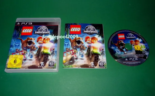 Lego Jurassic World mit Anleitung und OVP fuer Playstation 3 PS3