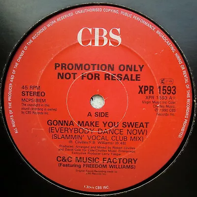 C + C Music Factory Featuring Freedom Williams - Gonna Make You Sweat (Everyb...