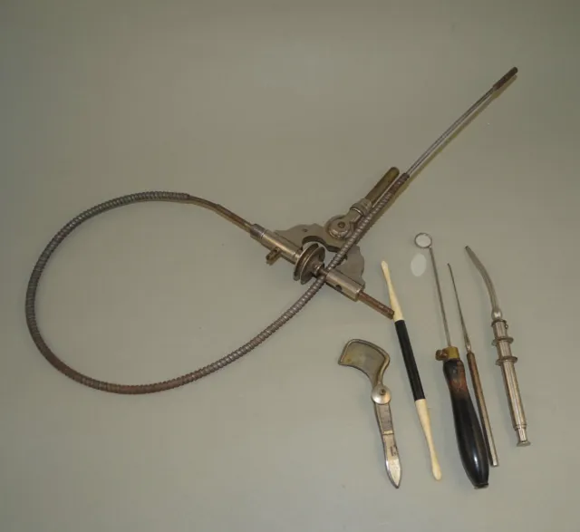 Lot of Early Dental Tools, Instruments