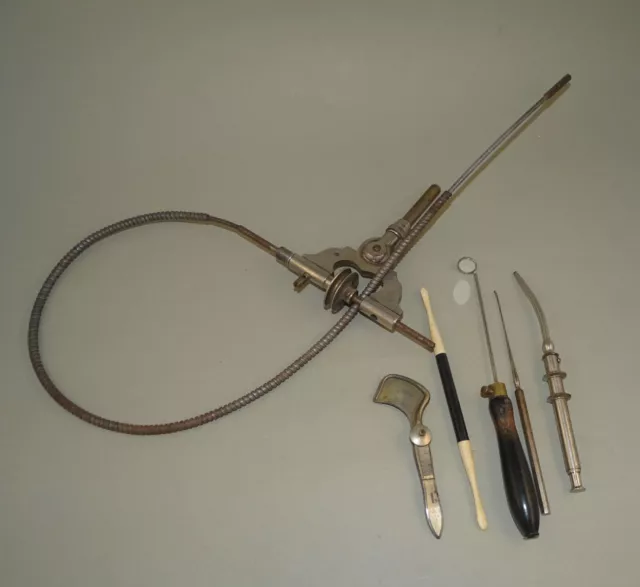 Lot of Early Dental Tools, Instruments