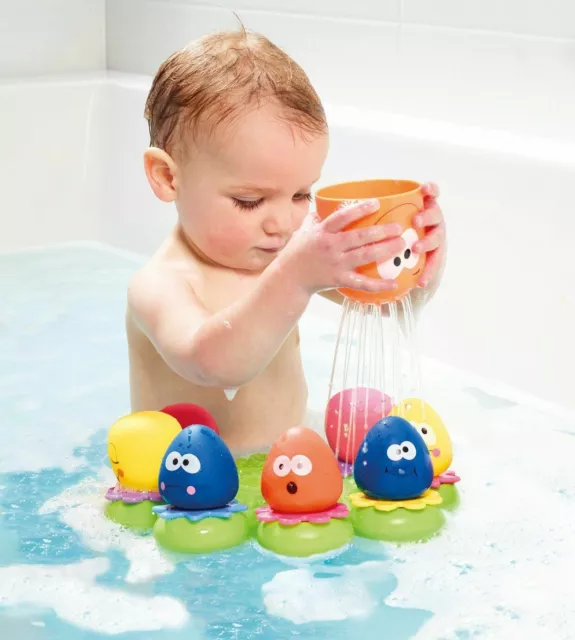 TOMY Aquafun Octopals Fun Baby Toddler Octopus Activity Development Learning Toy 3