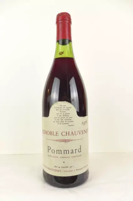 pommard chauvenet rouge 1978 - bourgogne