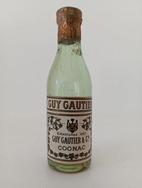 Miroir Sérigraphié Cognac Gautier Frères - Vintage 1980 - Déco Rétro Boisson
