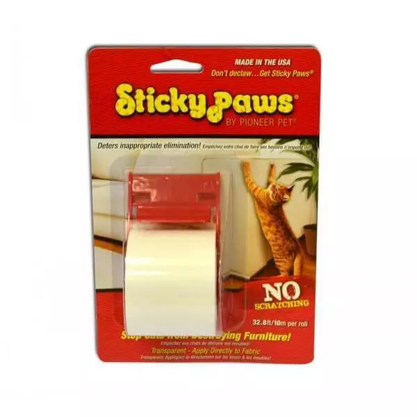 Sticky Paws On-a-ROLL! 10metres (5cm wide x 10m long)