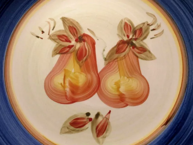 Dinner Plate Vintage Gibson PEAR VISTA 10 1/8"  Stoneware USA 2