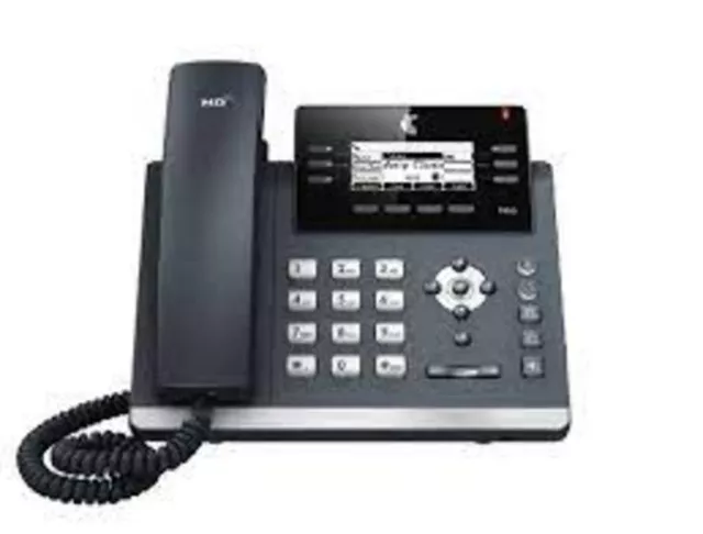 TELSTRA Yealink T42G 12-Line Dual Gigabit IP Phone + Power supply 