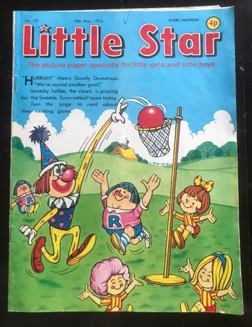 LITTLE STAR COMIC. No 121. 18 MAY 1974. UK CHILDRENS COMIC. PUZZLES NOT DONE.