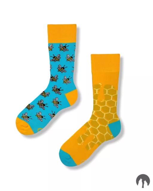 Honey Bees Socks Mens Womans Unisex UK Seller SIZE 6.5-8 UK. -Free Postage-