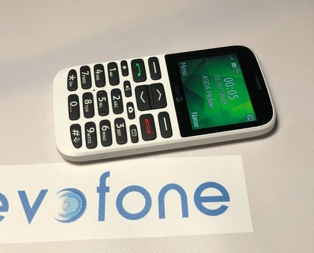 DORO 1370 MOBILE Phone, White, Loud Clear, Unlocked, Excellent