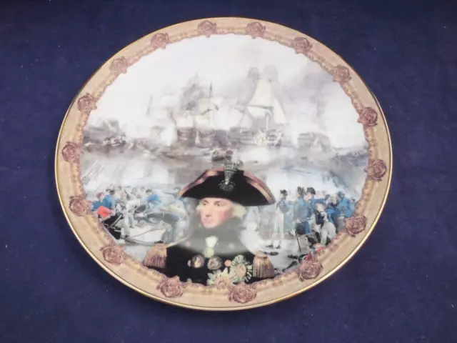 Davenport Collector Plate A Great and Glorious Victory - Lord Nelson.