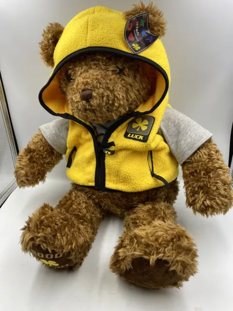 New Large 25" Gund LUCK Wish Bear Plush May Stores Limited Edition 2000/01 Tags