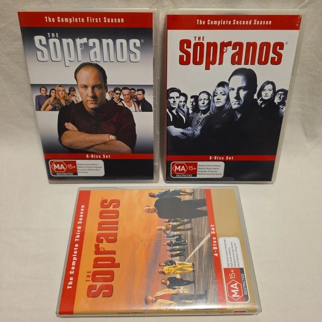 THE SOPRANOS SEASON 1-3 DVD Set Region PAL TV Series Series