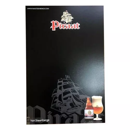 Piraat Chalkboard Belgian Beer Brewery Sign 40cm x 60cm Brand New