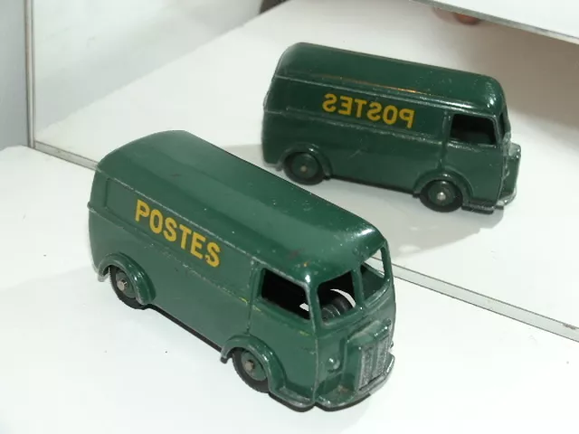 Vintage FRANCE ORIGIN die cast DINKY TOYS PEUGEOT D3A POSTE ref 25B No ATLAS