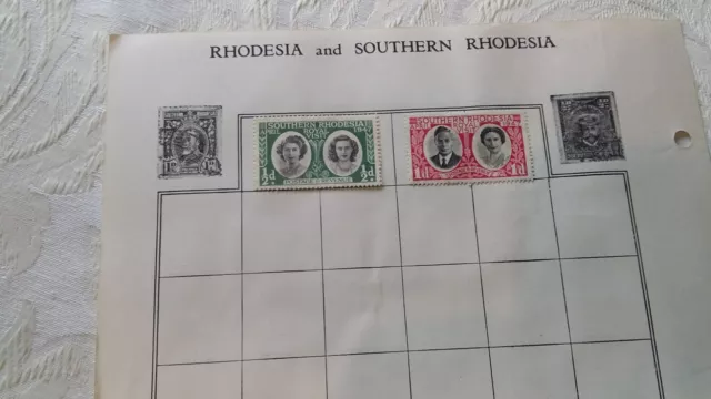 Old  Rhodesia Stamps