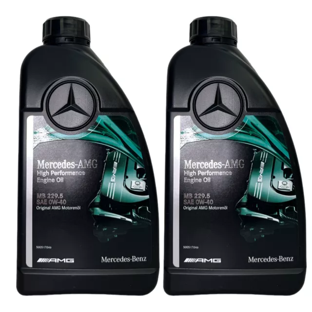 2x1 Li  Original AMG MERCEDES BENZ High Performance 0W40 Motoröl 0W-40 MB 229.5