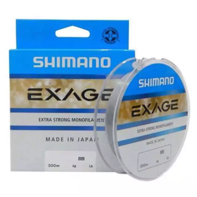 SHIMANO EXAGE EXTRA Strong Mono Line 300m spool £6.49 - PicClick UK