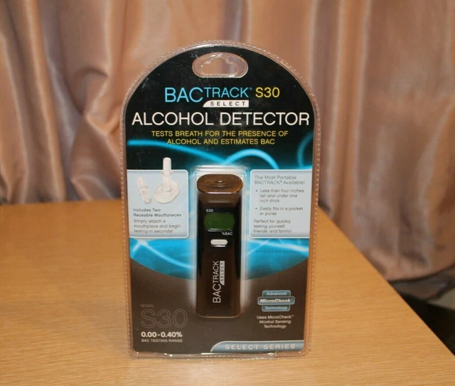 Alcoholímetro personal BACtrack S30 probador de aliento portátil NUEVO EN PAQUETE