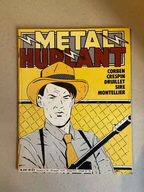 Metal Hurlant N°49 Édition 1980 Très Bon État