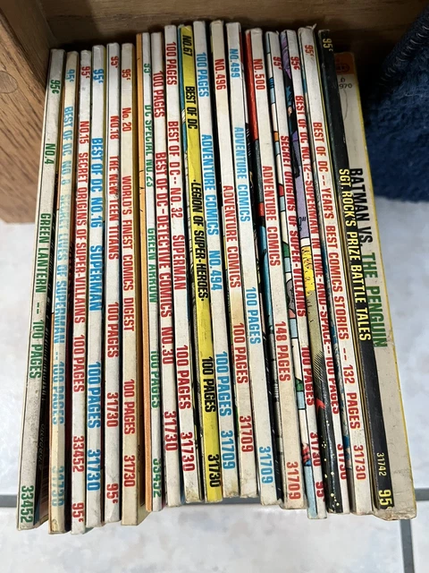 Lot 19- DC "BLUE RIBBON DIGEST" SuperHeroes Comics Paperback Books 60’s 70’s 2