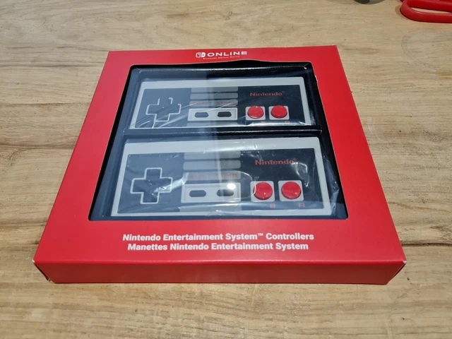 2 controller ufficiali del sistema di intrattenimento Nintendo per Switch NES Online NUOVI