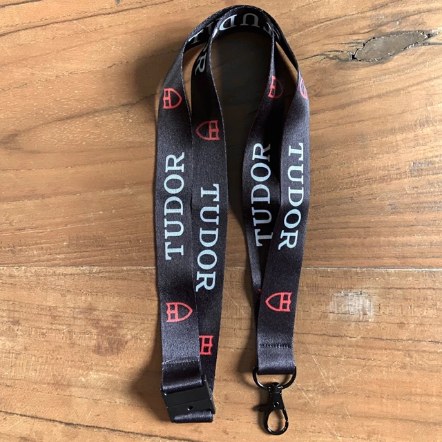 Porte-clés Tour De Cou (lanyard) Ulysse Nardin - Bleu, Nylon, Pour Badges Ou Clés, Neuf