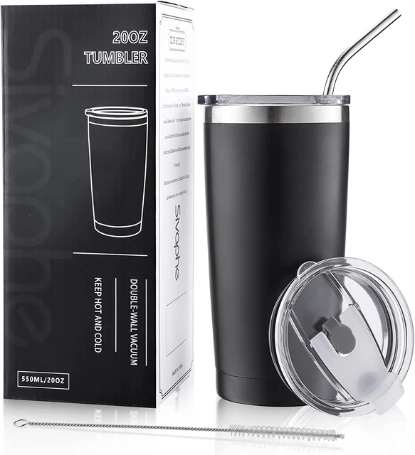 Man Gift 20Oz Travel Coffee Mug Stainless Steel Insulated Tumbler with Lids and