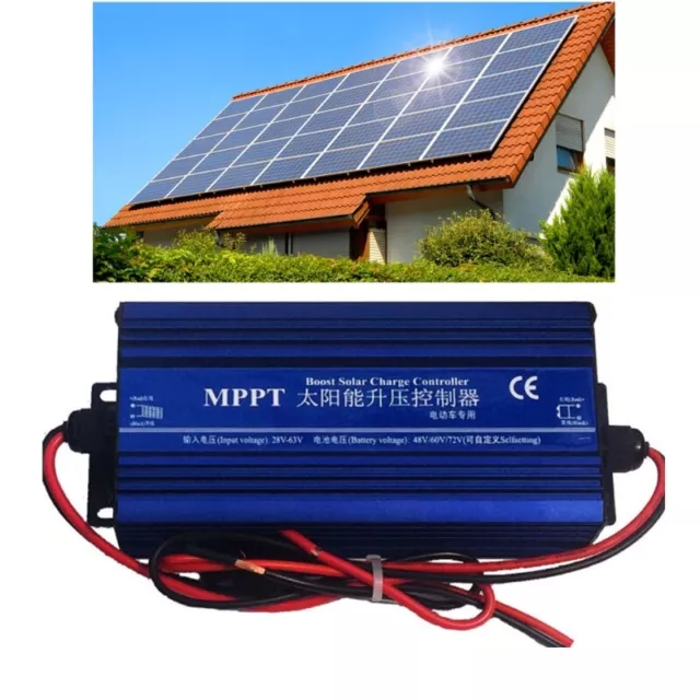 MPPT Boost Solar Charge Controller 600W High-efficiency Charging 24/36/48/60/72V