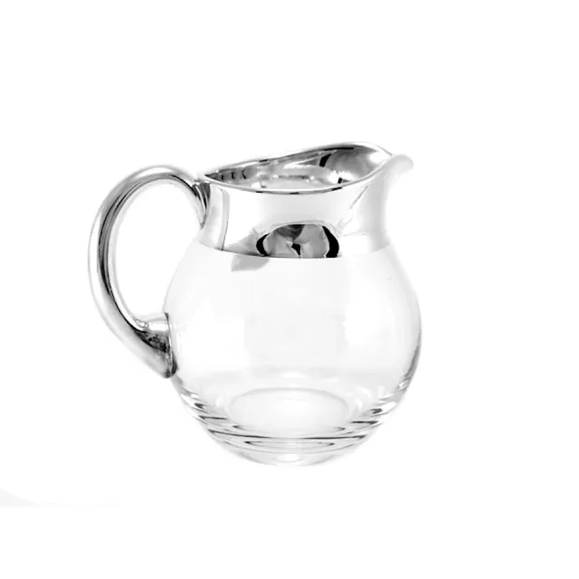 Design Pichet en Verre 1 1,5 L Avec Sterling Cruche Cristal de Vin Verseuse