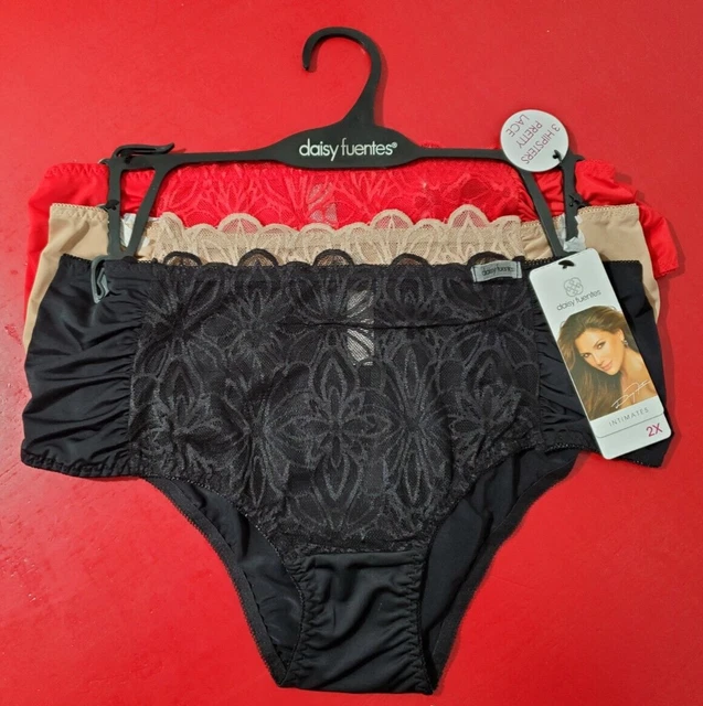 3 Paar Größe 7 Daisy Duke Style Verschiedene 100 % Nylon HIP