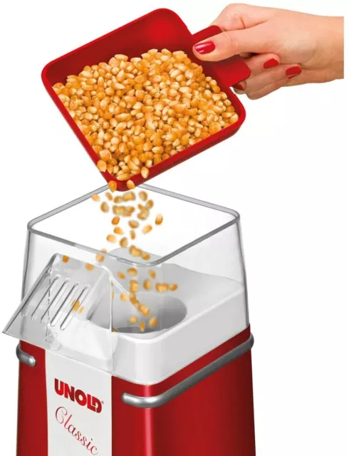 UNOLD 48525 Classic Outil à Popcorn 900 Watt Rapide Popcorn-Genuss 2