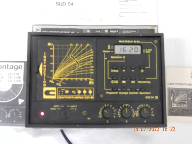 CENTRATHERM ZG252 CK-W Heizungserelung mit Schaltuhr, FUNKTIONSFÄHIG,TOP Zustand 2