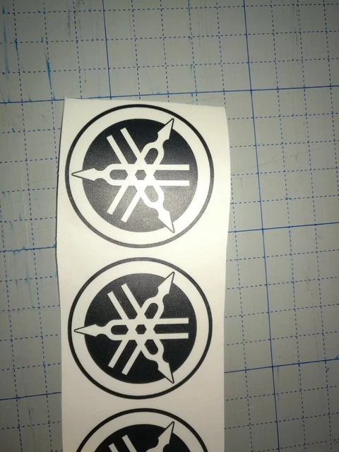 Autocollants Diapason Yamaha – Logo Pré-découpé En 2 Pièces – Multi-couleurs