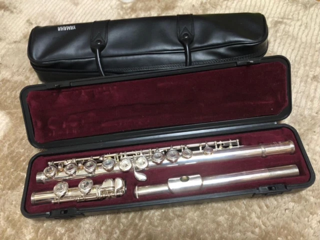 Yamaha YFL-211S II YFL211SII Flute Silver Plated Nickel silver with Hard Case