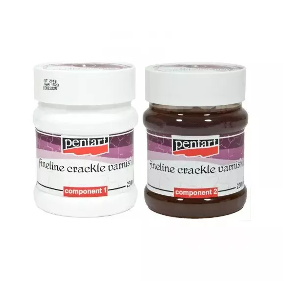 Pentart Fineline Crackle Set 2x100ml