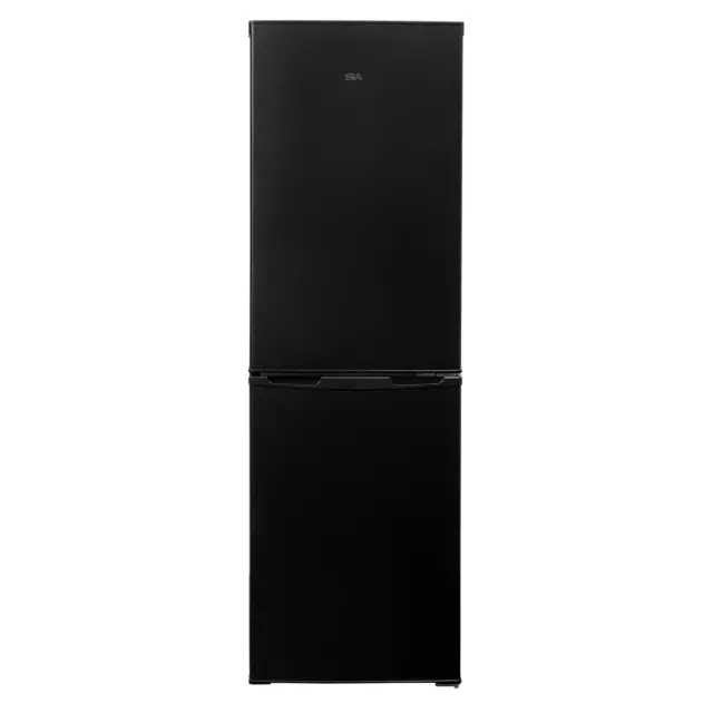 SIA SFF1490BL 50/50 Split Freestanding 153L Combi Fridge Freezer in Black