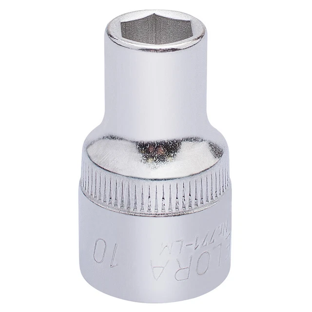 Enchufe hexagonal Draper 15299 10 mm 1/2 accionamiento cuadrado Elora