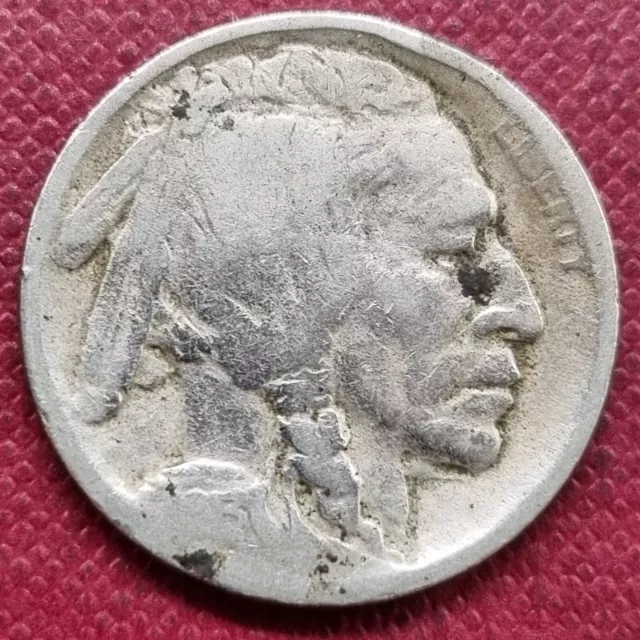 1913 S Buffalo Nickel 5c Type 2 Circulated #61991