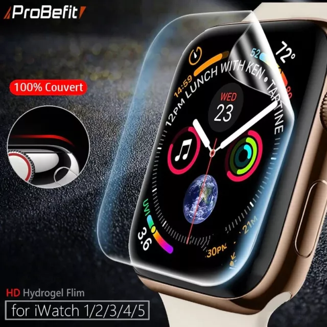 Film Hydrogel Écran Apple Watch 2/3/4/5/6/SE/7/8/9/Ultra 38/40/41/42/44/45/49mm