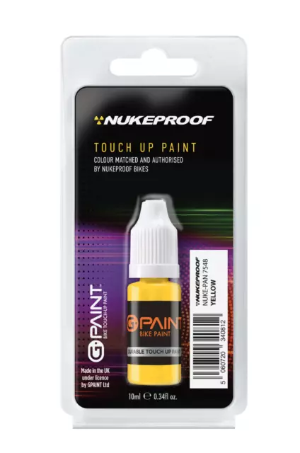 Nukeproof Touch-Up Paint 'Yellow' By Gpaintbikes Christmas Gift Stocking Filler