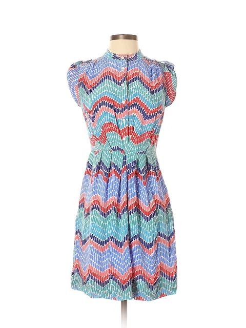 Shoshanna Women Blue Casual Dress 4 Shoshanna Women Blue Casual Dress 4