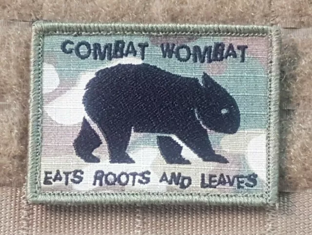 Combat Wombat Australian Army Multicam Gelsoft Airsoft Morale Patch