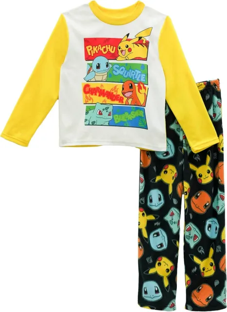 Pokemon Boys Fleece 2 Piece Pajama Set