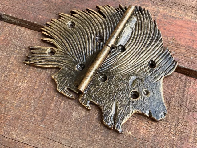 Animal Hinge Rhino Hardware Door Handle Zoo Lock Blacksmith Hand Forged Shutter