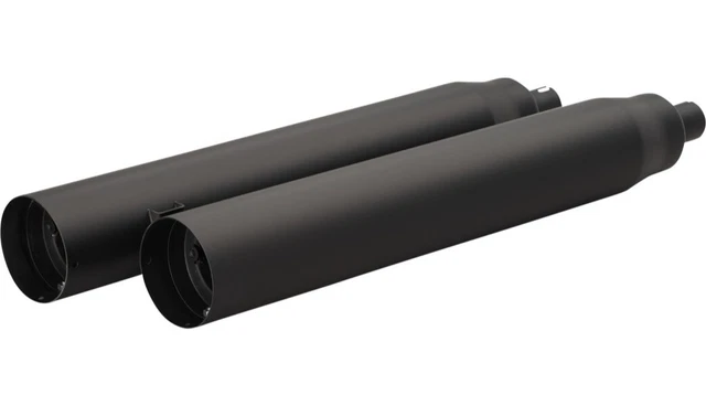 Khrome Werks 202235 4-1/2in. War Hammer Slip-On Muffler - Black