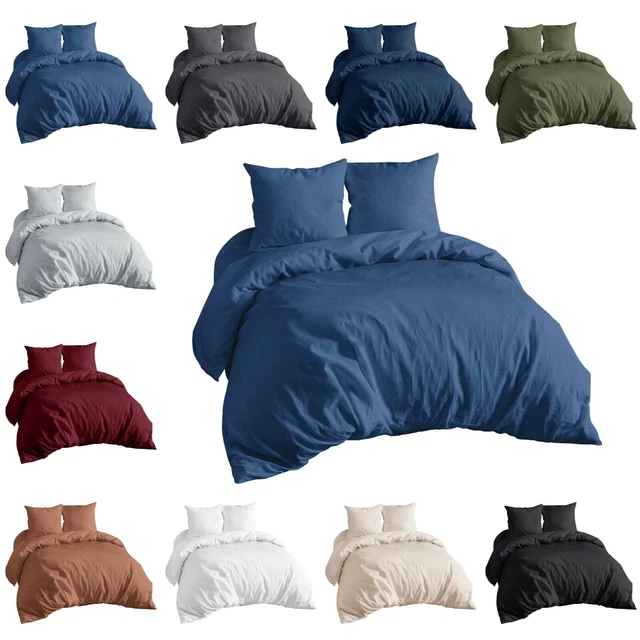 Müskaan Renforcé Bettwäsche 135x200 Cm - 100% Baumwolle 2-tlg Set