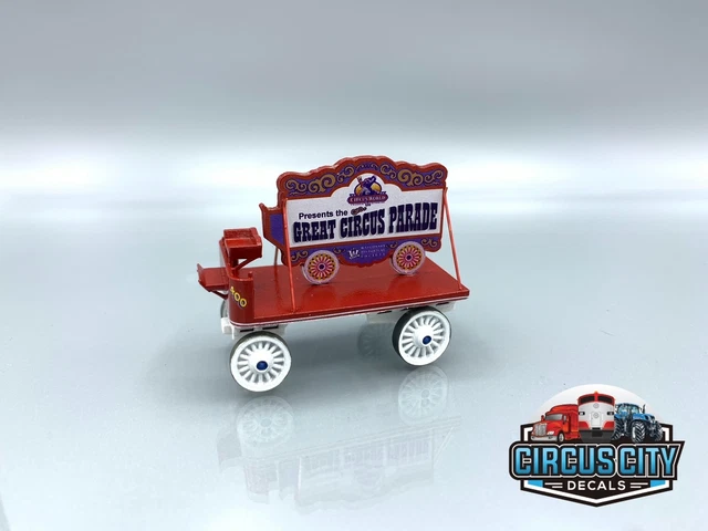 thumbnail image 2 of Add Vintage Charm: Royal American Shows Office Circus Wagon Kit - HO Scale (1:87) By Circus City Decals 2 of 6