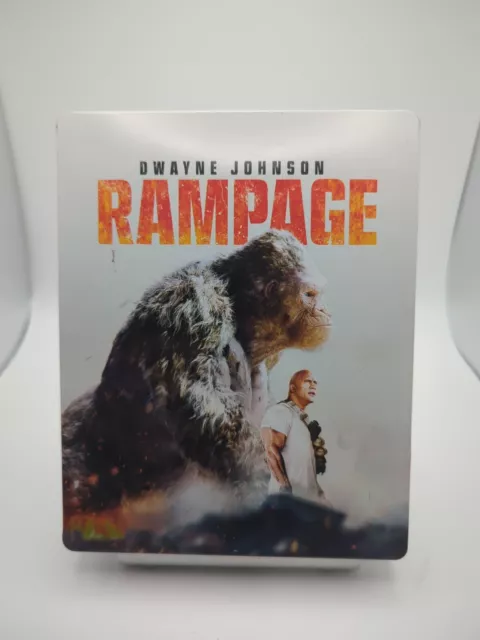 Rampage SteelBook 4k ( UHD, Bluray) No Digital Copy