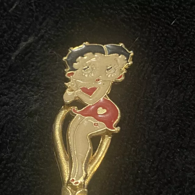 Vintage Betty Boop Mini Spoon KFS/FS King Features Syndicate, Fleiscaer 4"